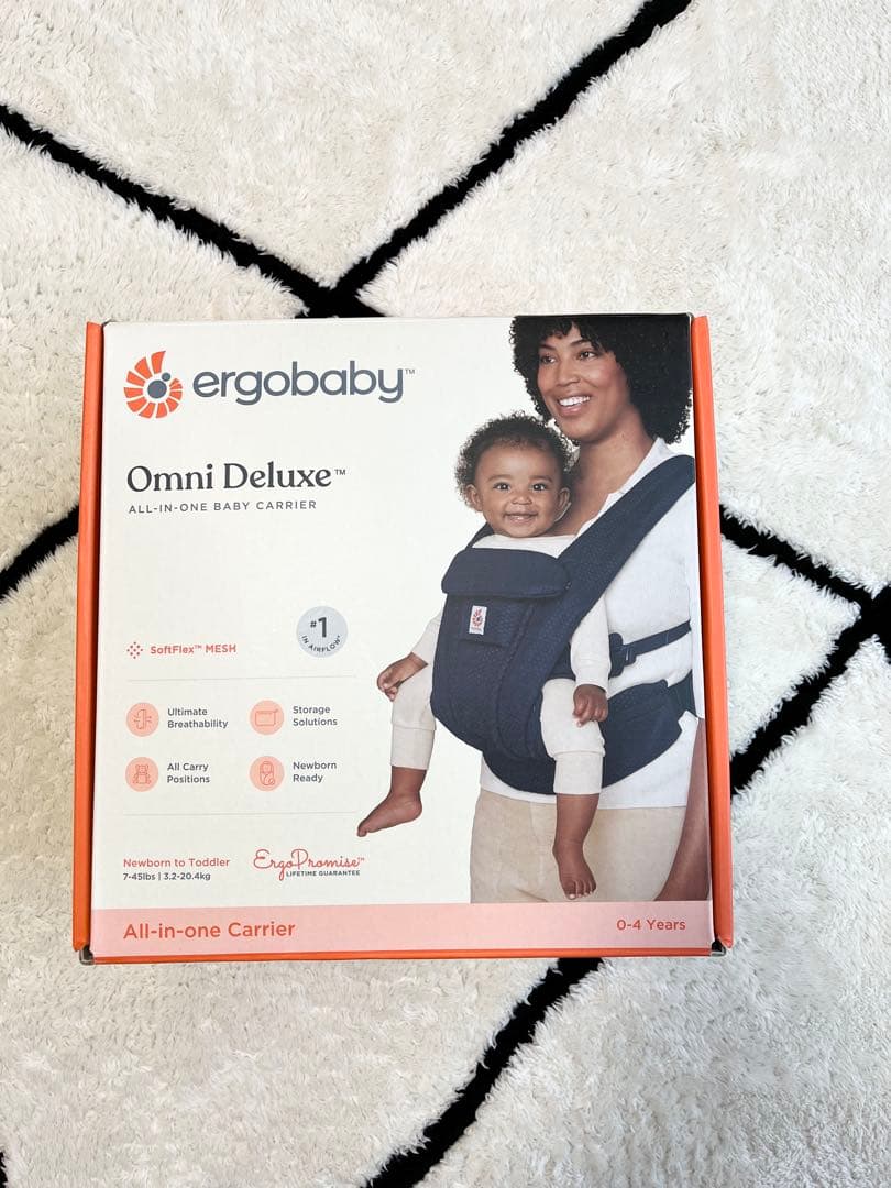 エルゴベビー　抱っこ紐　オムニデラックス　ミッドナイトブルー