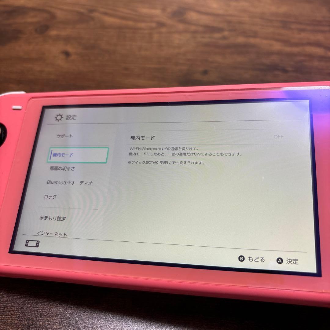 Nintendo Switch Lite ピンク　ケース付き