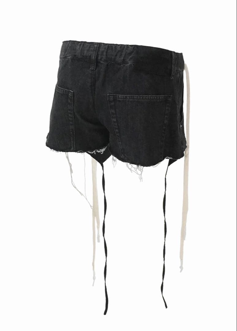 theredthread　S garter denim shorts