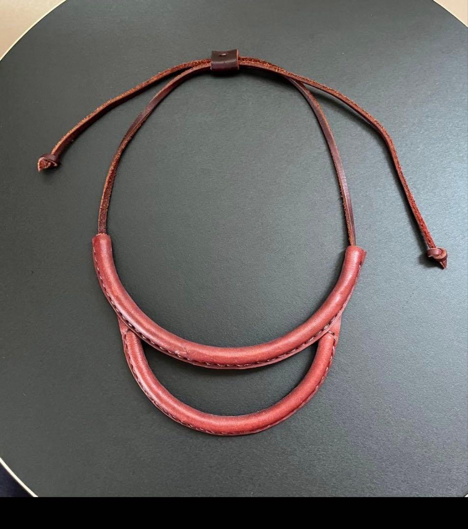 Crescioni クレッシオーニ レザー ネックレス sillage