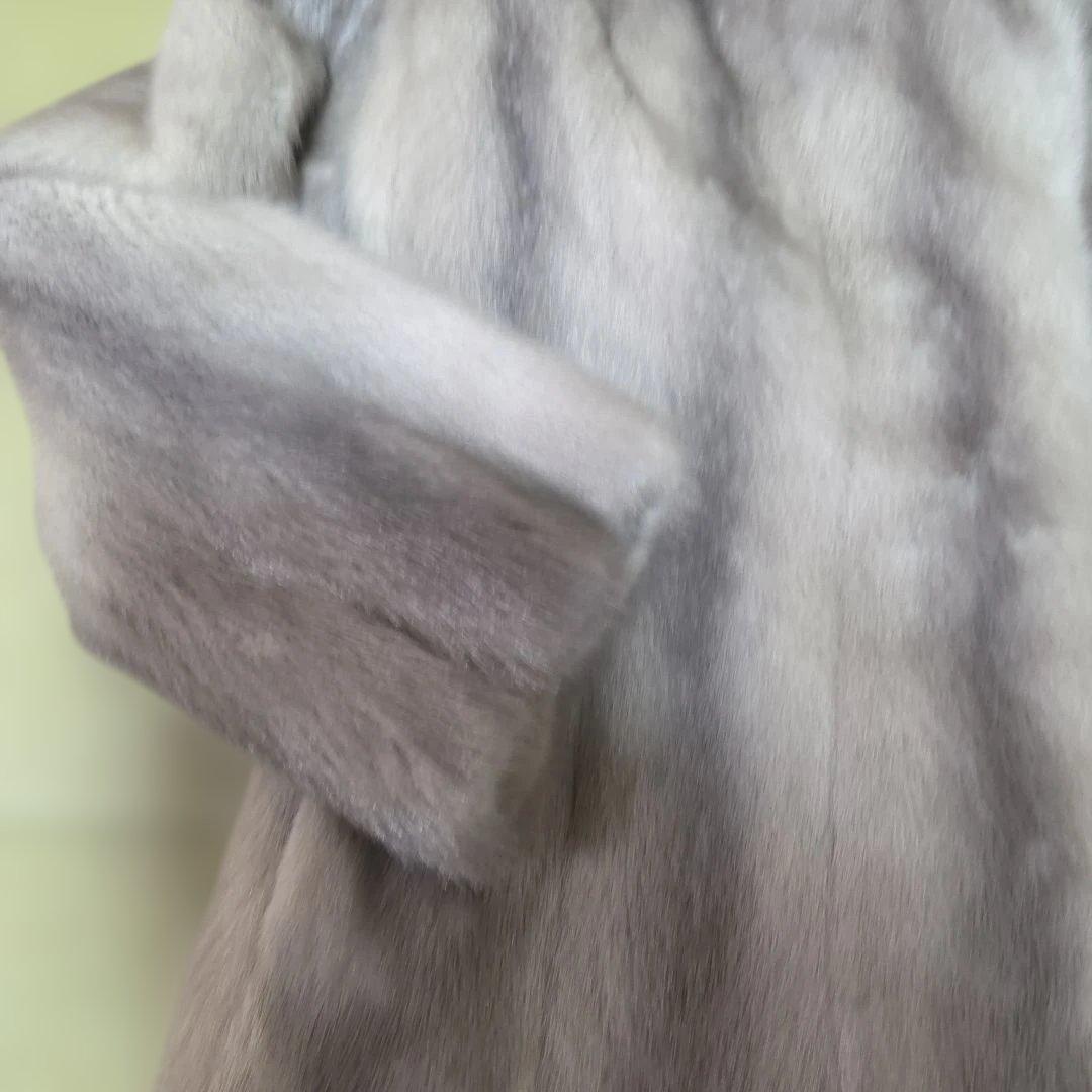 サファイアミンク ハーフコート リアルファー ミンク 高級