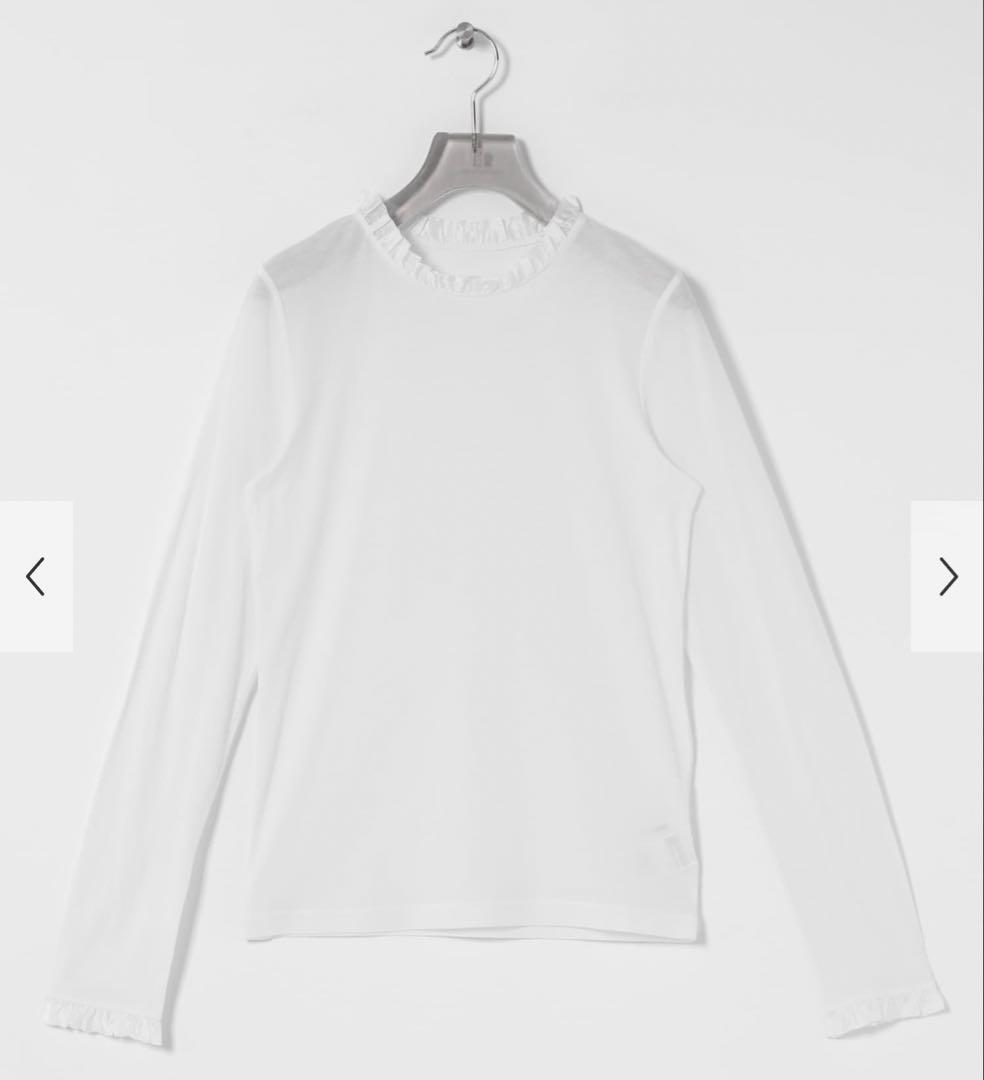 URBAN RESEARCH フリルデザインシアーカットソー