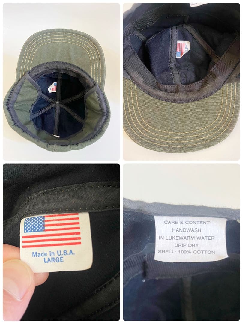 『Carhartt』カーハート　90's USA製　耳当て付き　ワークキャップ