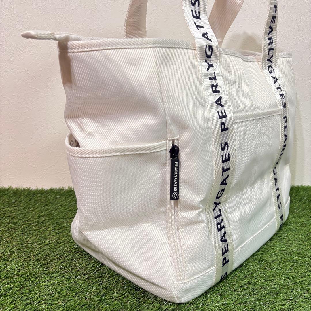 【PEARLY GATES】新品ボストンバッグ　ゴルフ　パーリーゲイツ　ホワイト