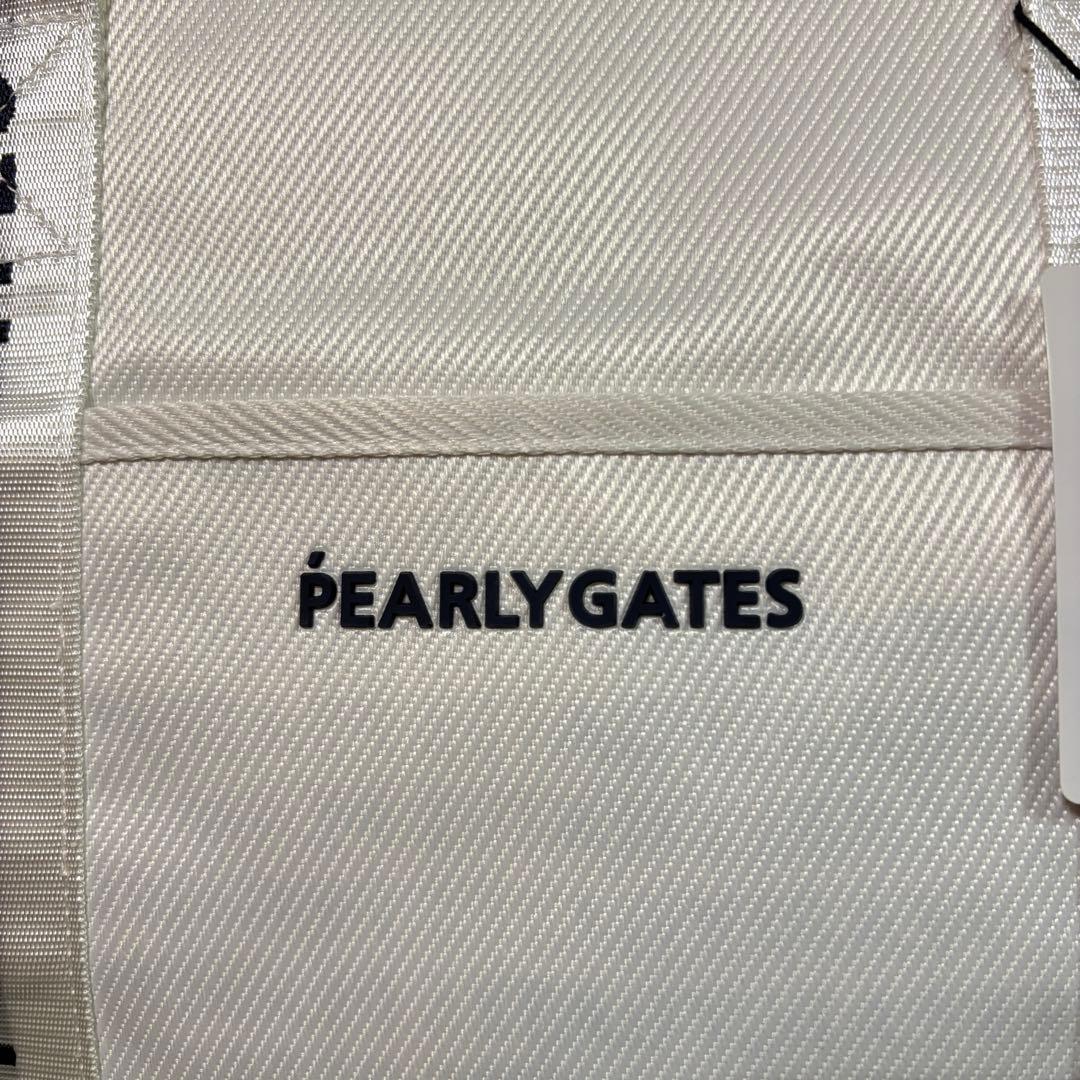 【PEARLY GATES】新品ボストンバッグ　ゴルフ　パーリーゲイツ　ホワイト