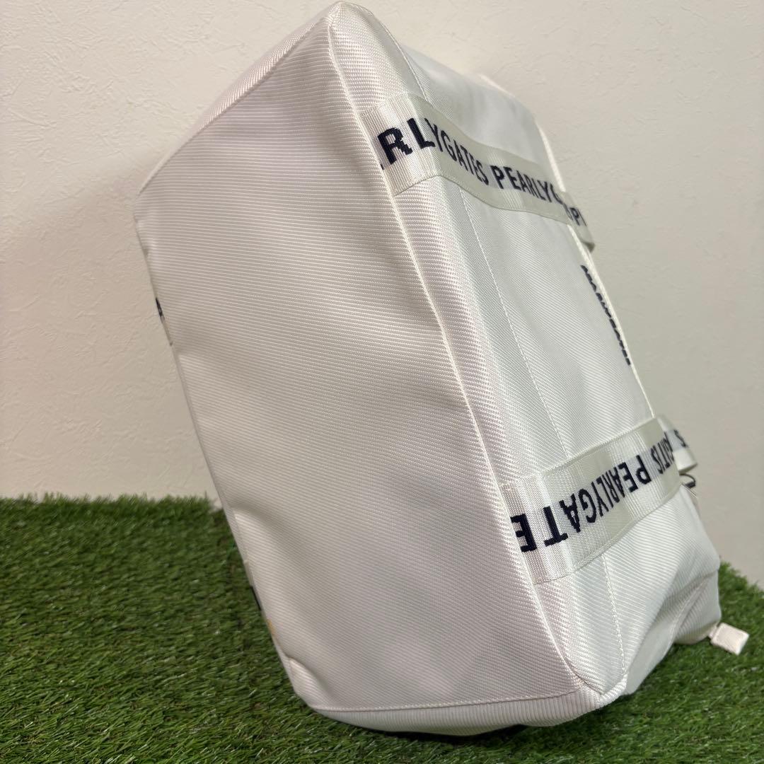 【PEARLY GATES】新品ボストンバッグ　ゴルフ　パーリーゲイツ　ホワイト