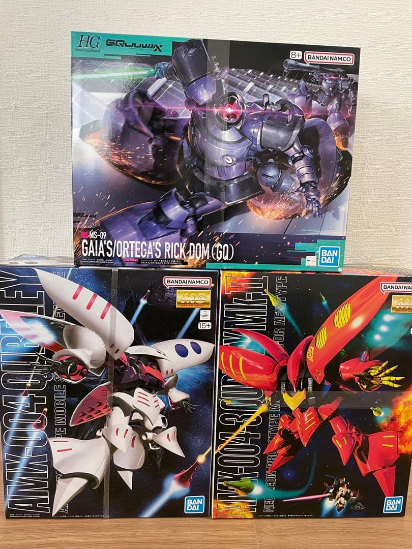 MG キュベレイ　プルツー専用機　/ MG キュベレイ　/ HG ドム　GQ