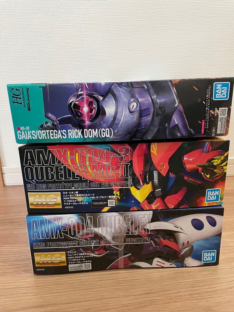 MG キュベレイ　プルツー専用機　/ MG キュベレイ　/ HG ドム　GQ