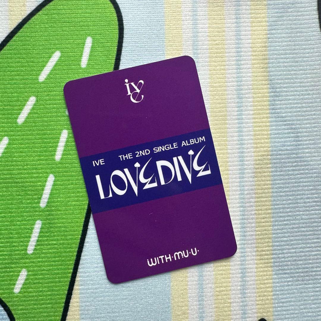 IVE withmuu lovedive 特典トレカ ウォニョン