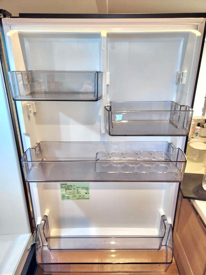 2022年製東芝3ドア冷蔵庫356L自動製氷GR-T36SC(KZ)