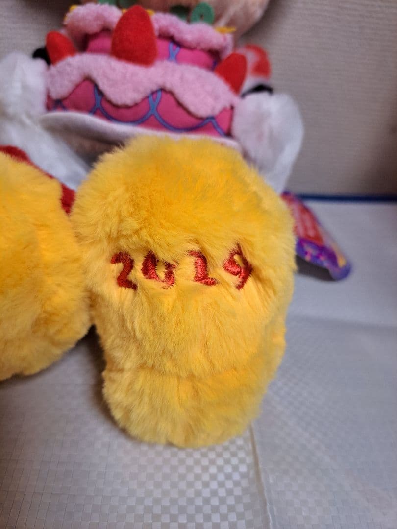 ミッキーミニーのフラッフィープラッシーのバースデーぬいぐるみ タグ付き レア商品