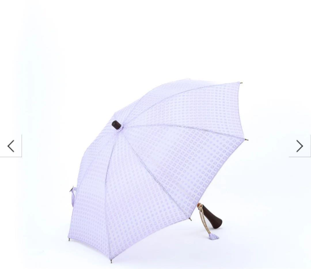 ボンボンストア　日傘　スクエアエンブロイダリー日傘（ラベンダー）