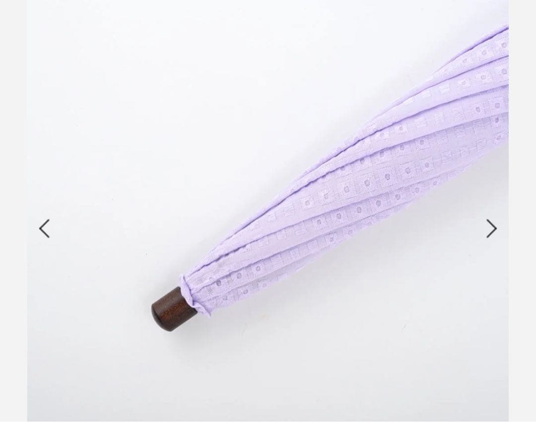 ボンボンストア　日傘　スクエアエンブロイダリー日傘（ラベンダー）