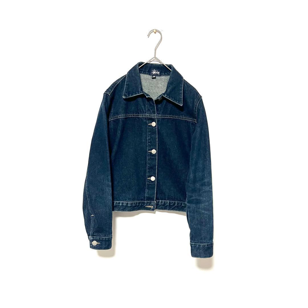【希少】 Old Stussy デニムジャケット USA製 紺タグ