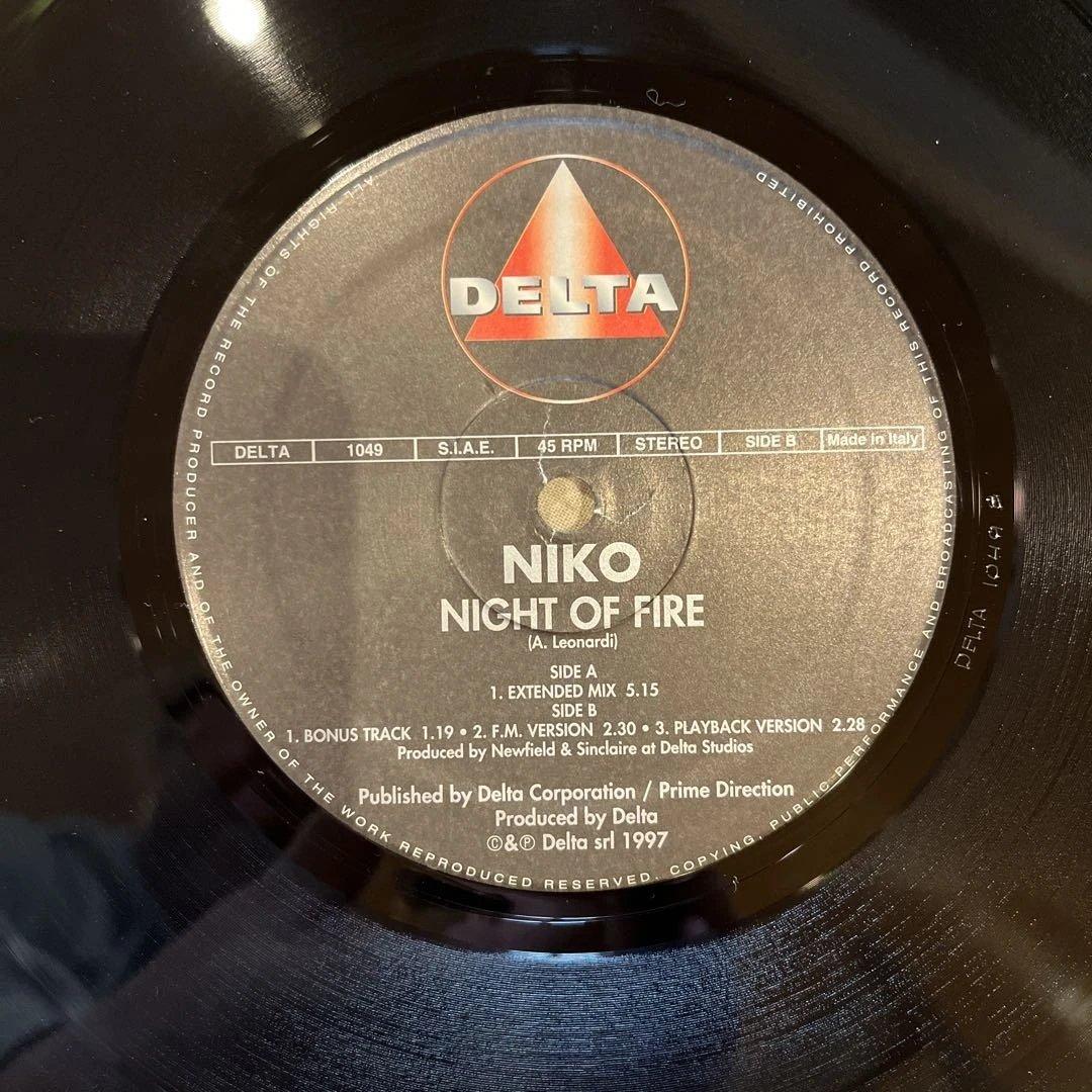 NIKO NIGHT OF FIRE レコード