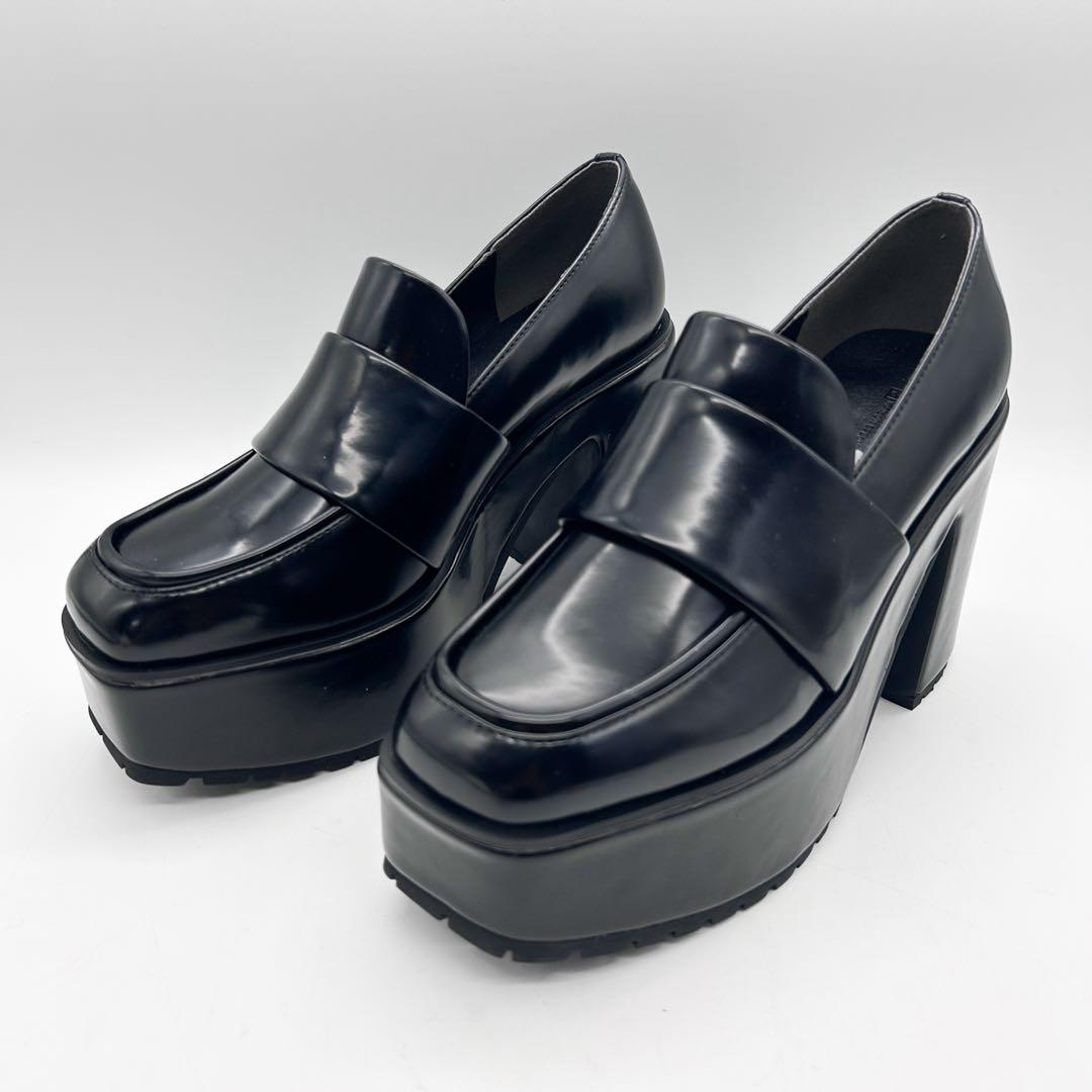 未使用✨MAISON SPECIAL ボリュームソールローファー 38 ブラック