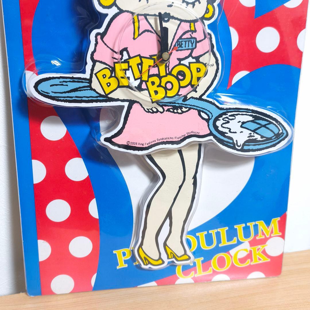 未使用品 ベティブープ ヴィンテージ 振り子時計 レトロ
