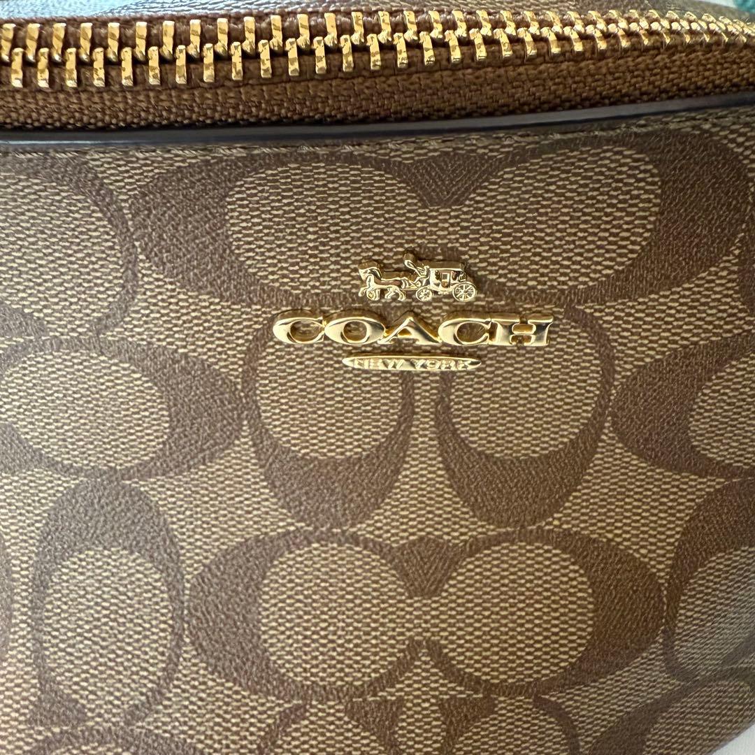 即購入不可【専用】COACH ウエスト ボディバッグ ブラウン保存袋付き