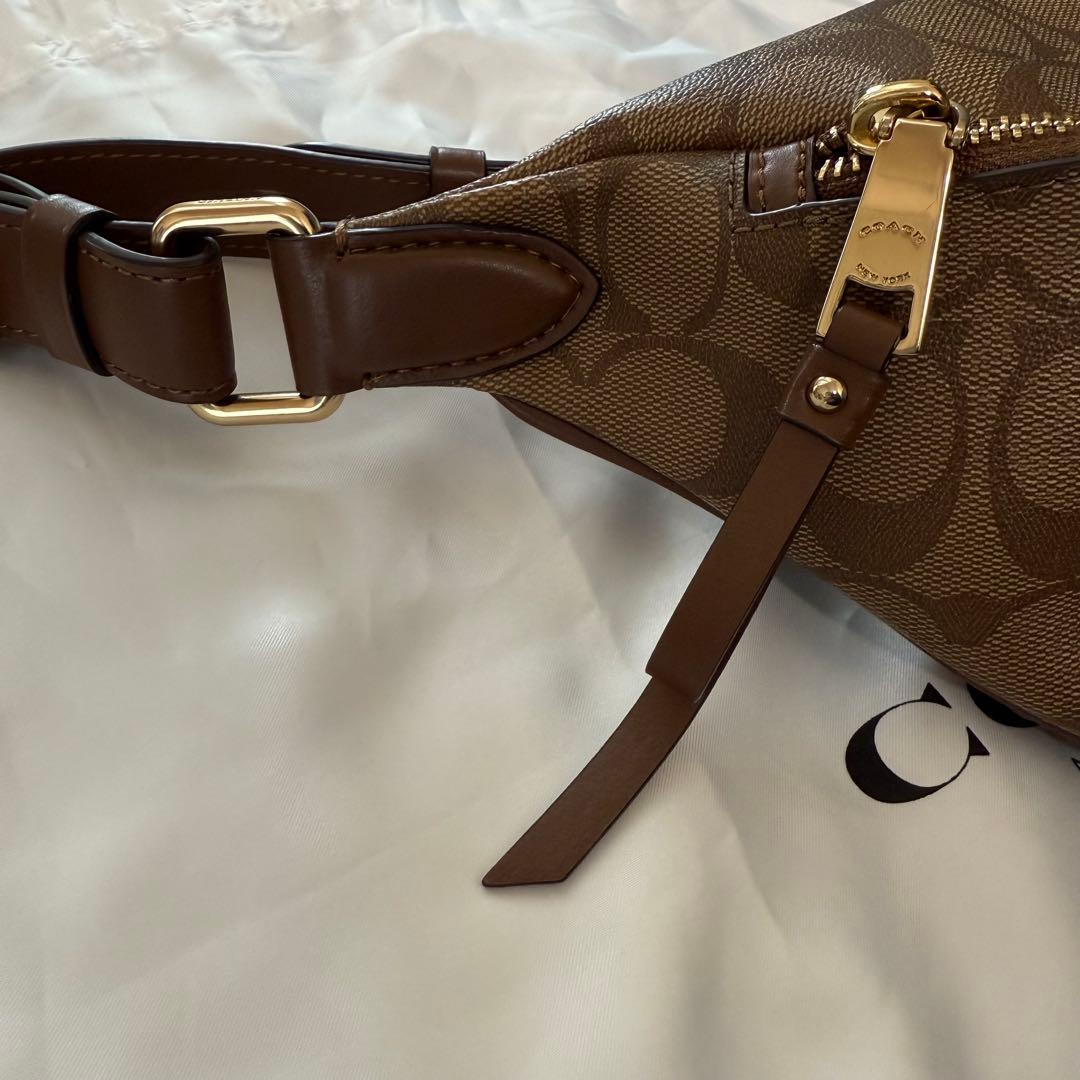 即購入不可【専用】COACH ウエスト ボディバッグ ブラウン保存袋付き