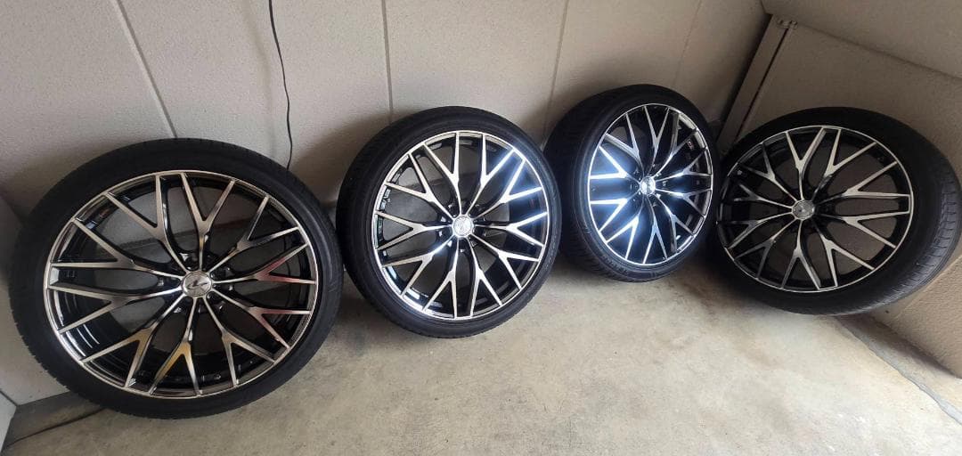 【送料込み】Weds レニオスMX 21inch×4本 タイヤ付き ！！