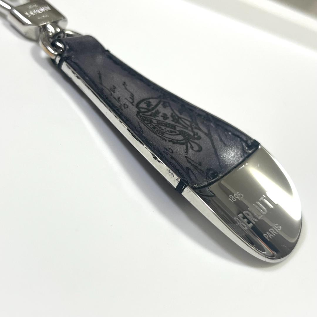 Berluti ベルルッティ フルスクリット レザーシューホーン グレー