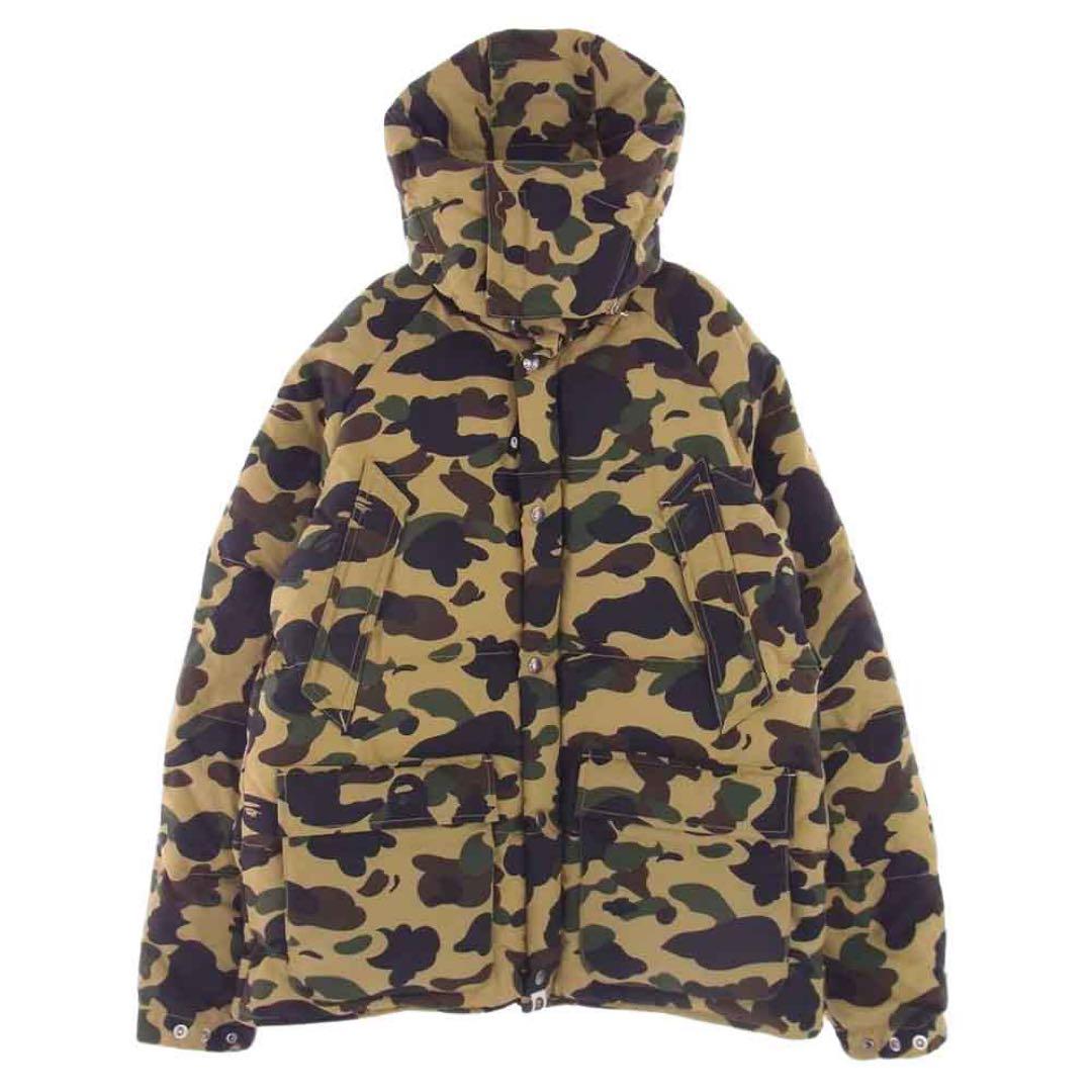 A BATHING APE カモフラージュ ダウンジャケット