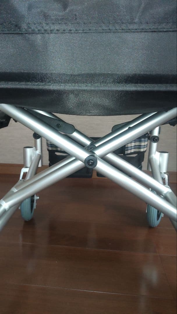 Care-Tec Japan 介助用車椅子 チェック柄 ※整備点検済み