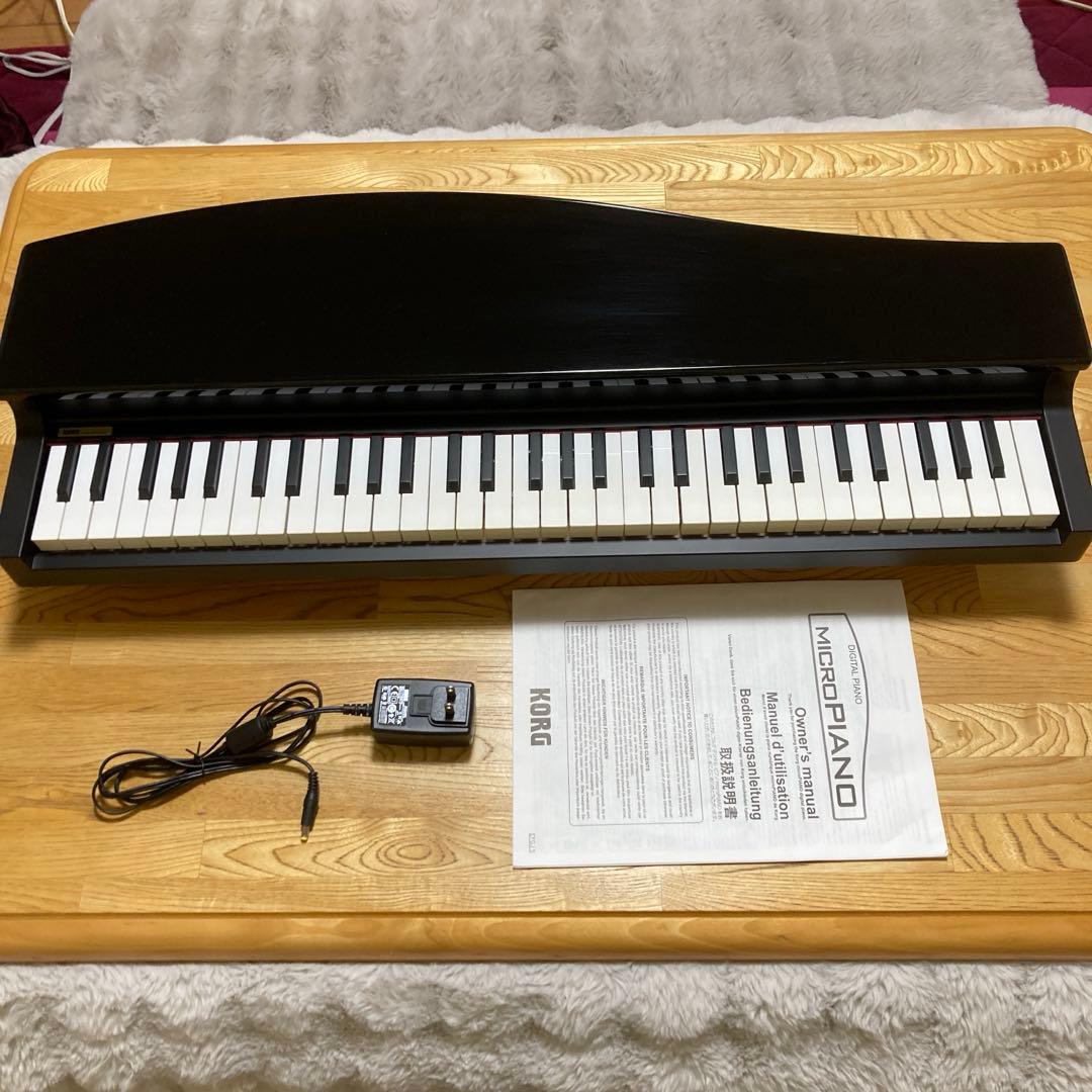 KORG マイクロピアノ ミニ鍵盤61鍵 61曲のデモソング内蔵