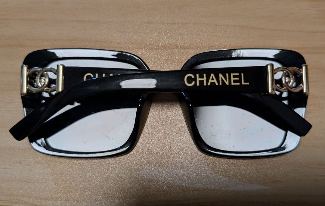 ​【美品】CHANEL シャネル サングラス チェーンモチーフ ココマーク
