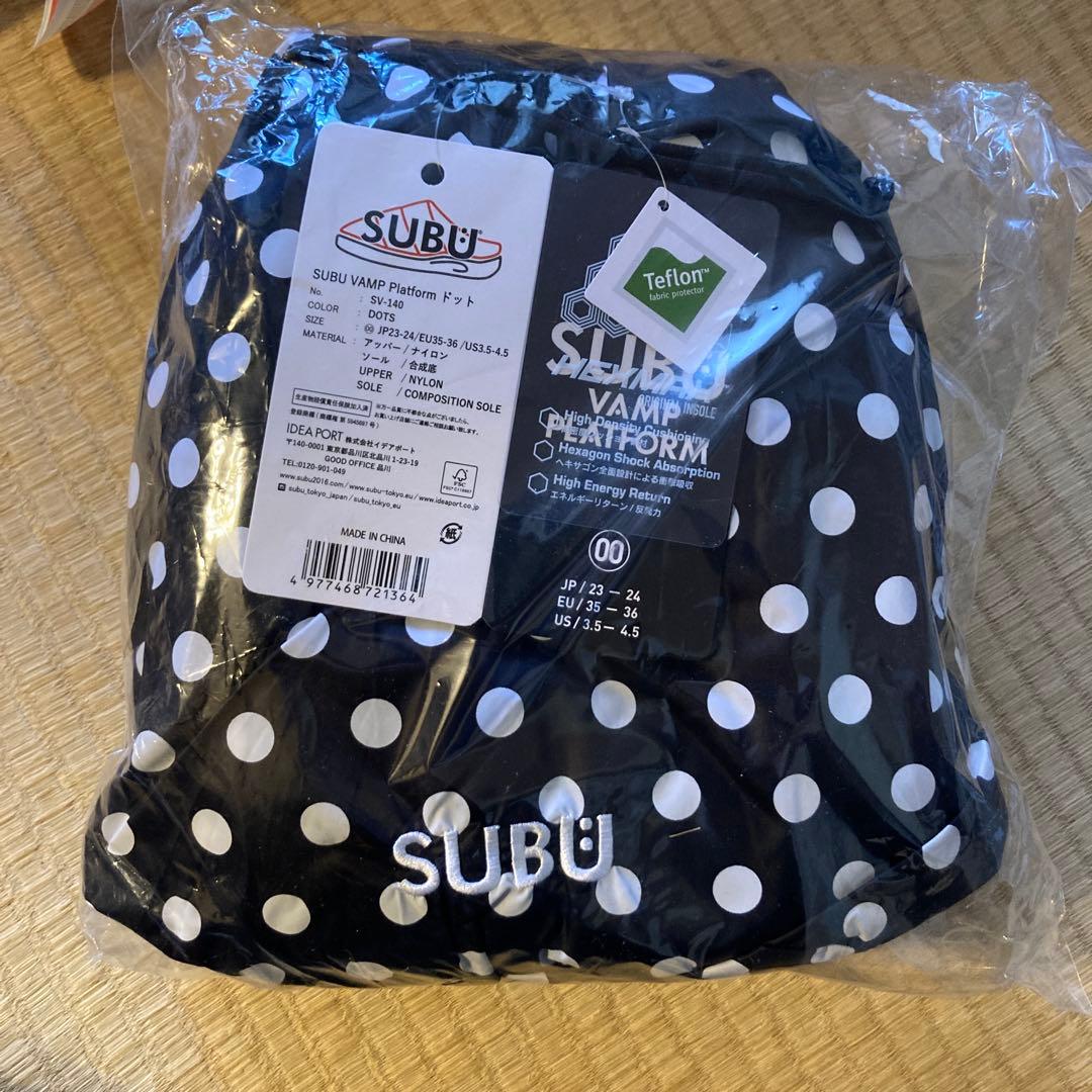 SUBU VAMP Platform サンダル 00サイズ ドット柄 ①