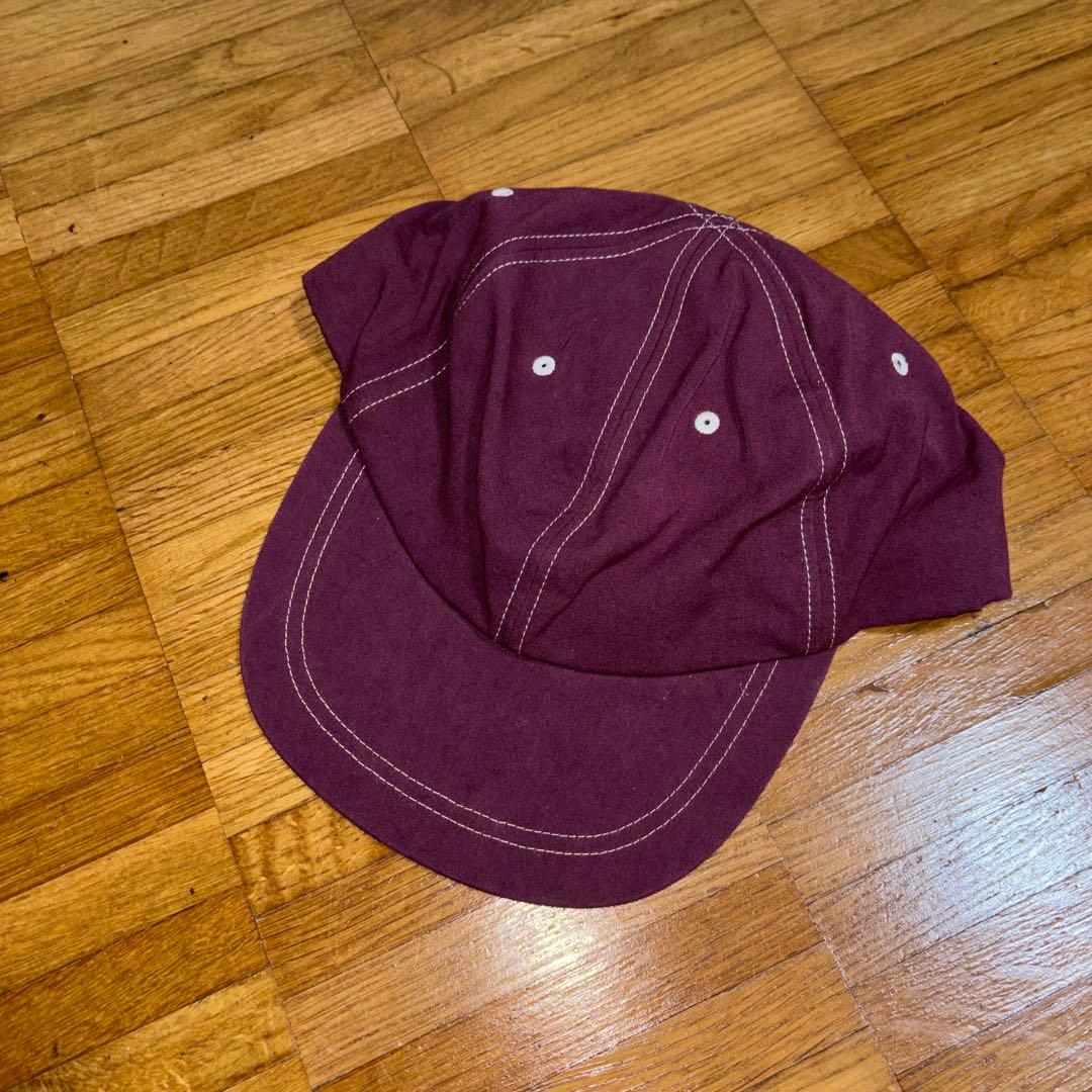 jhakx キャップ　6パネル　バーガンディ　エンジ