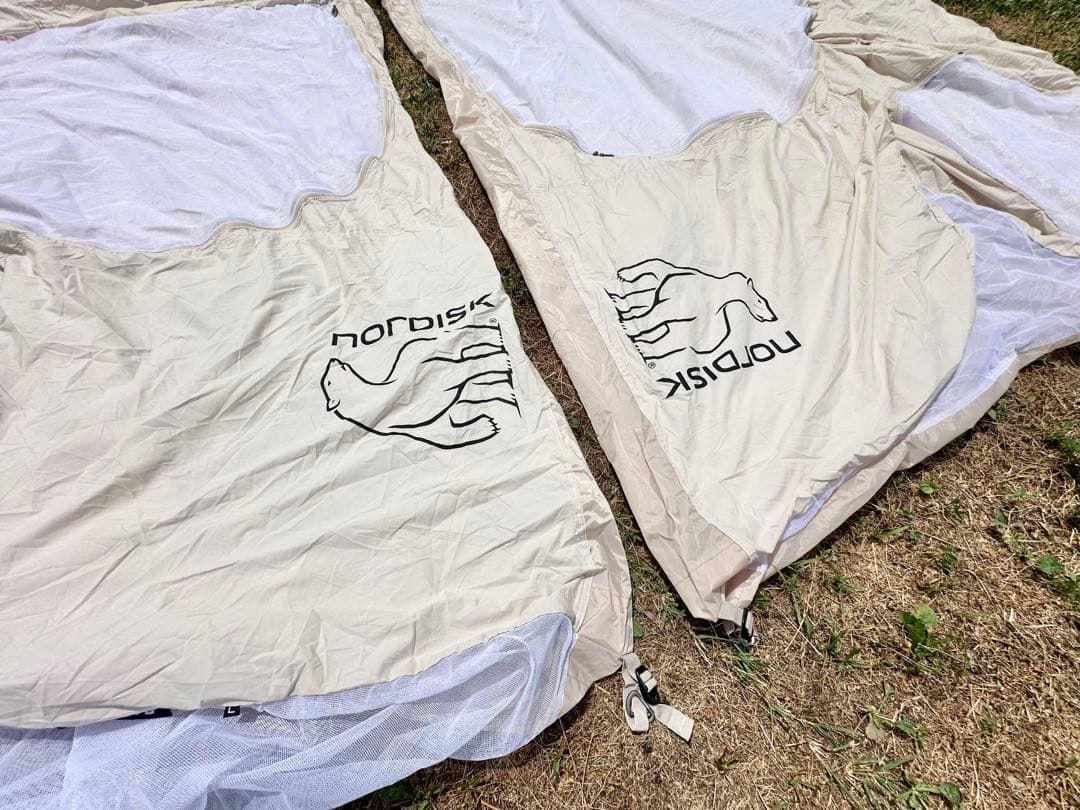 美品 ノルディスク アスガルド 19.6 インナーキャビン 2pcs 左右セット