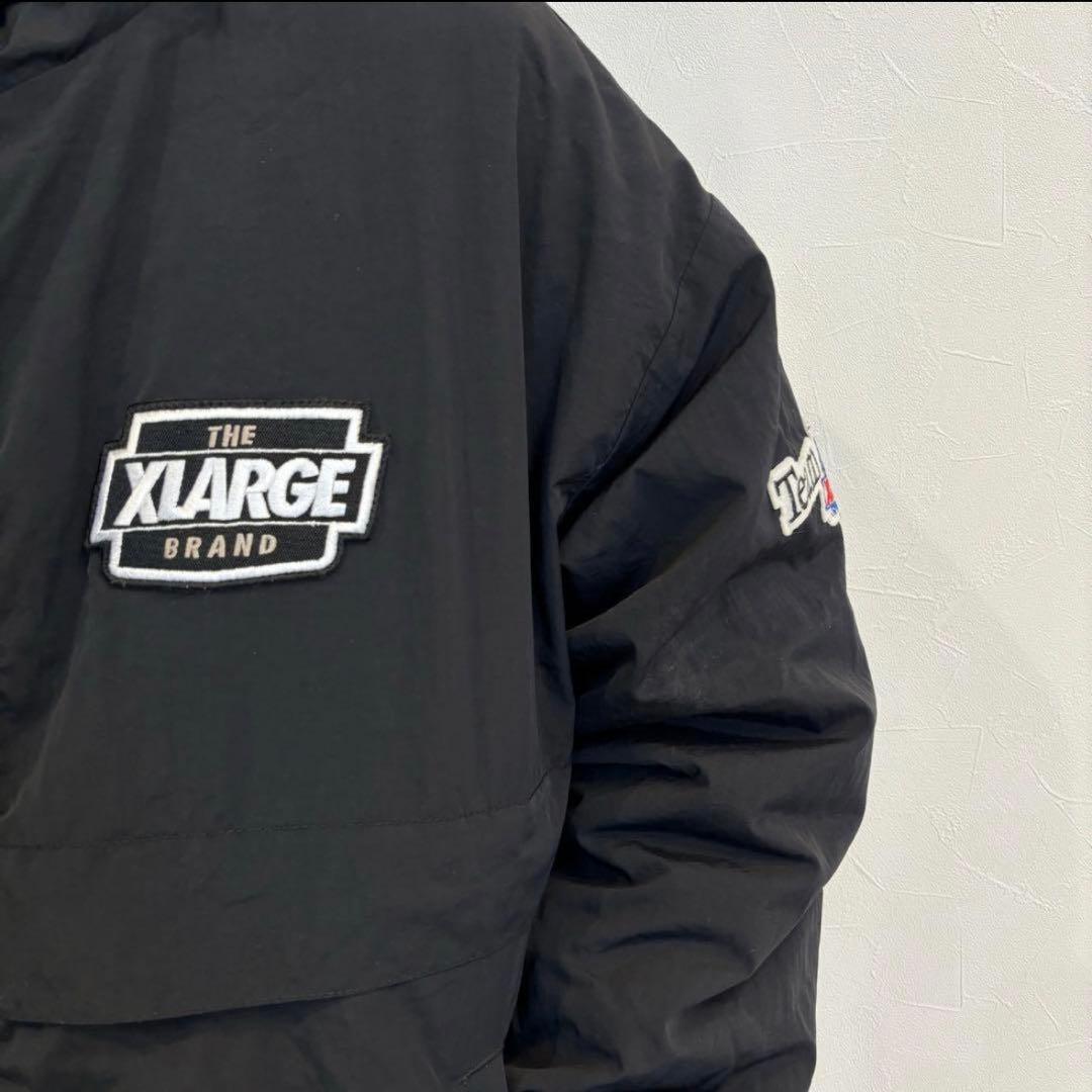 【くれまぐエア】エクストララージ アーチロゴ ナイロンパファージャケット XL