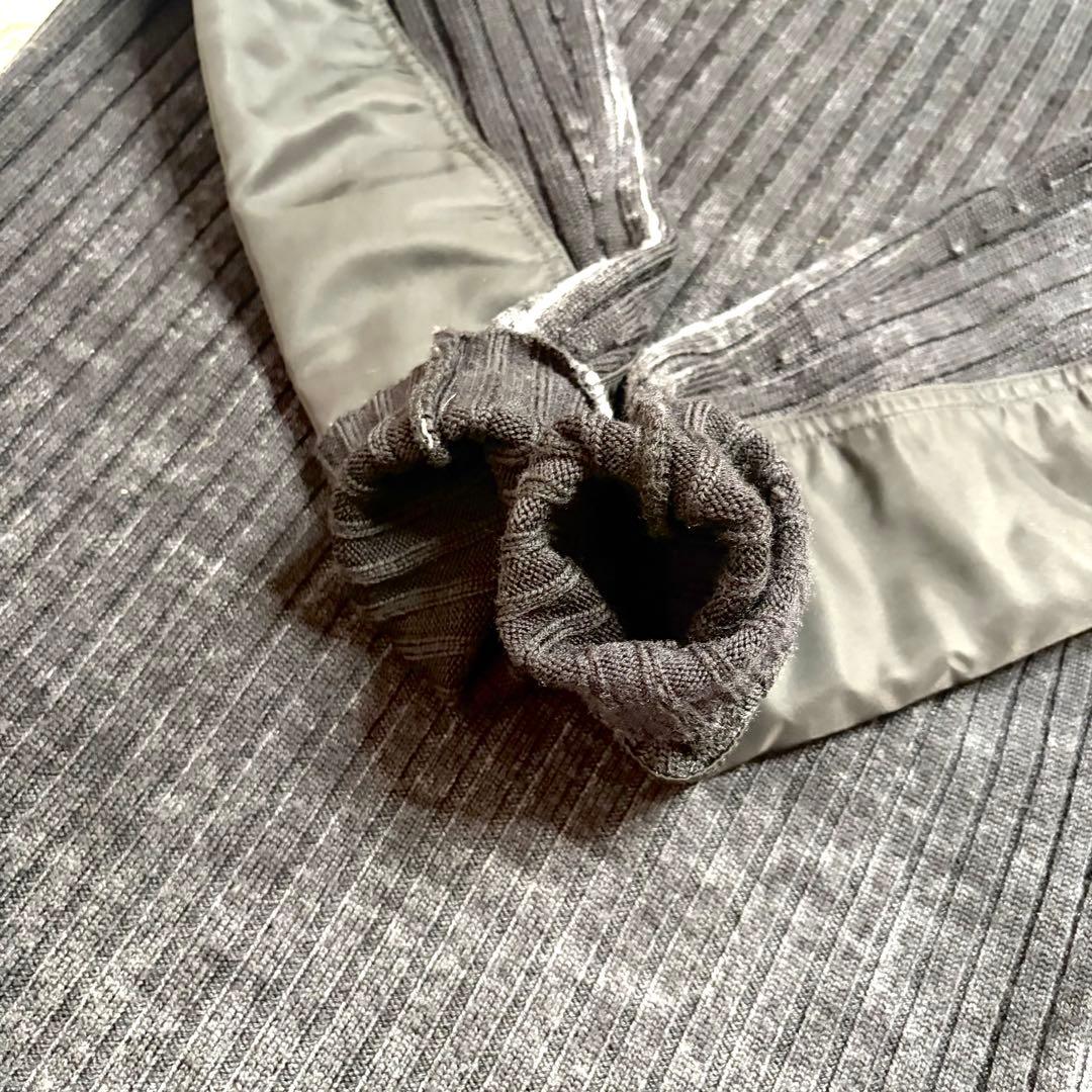 現行 RFID✨ディーゼル ニット ナイロン切替 クルーネック ウォッシュ加工