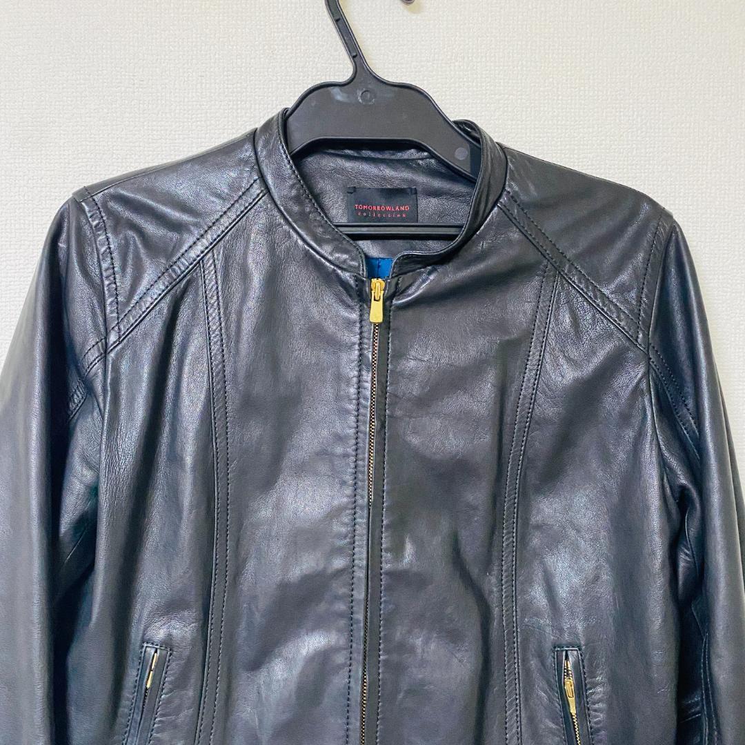 TOMORROWLAND ライダース シングル ラムレザー Lサイズ ブラック