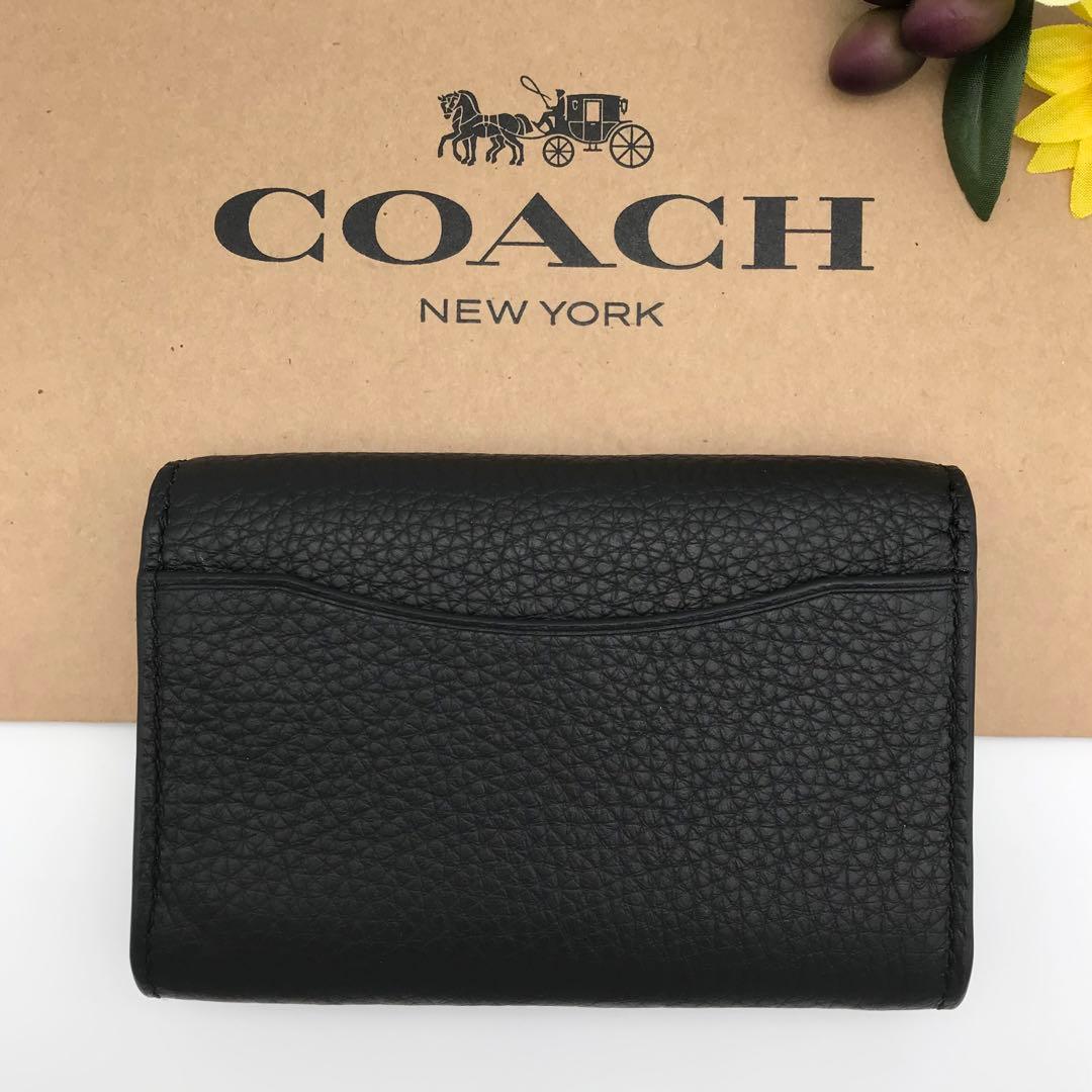 COACH 大人気！！ ビジネス カードケース ブラック 名刺入れ 新品