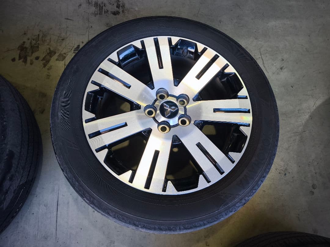 【送料込】タイヤホイールセット4本 225/55R18 98V デリカD5