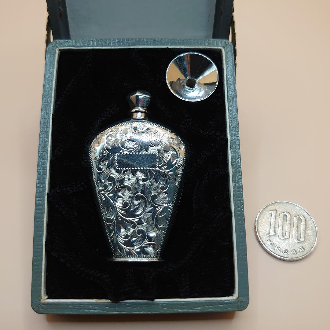 アンティーク　香水 ボトル　スターリングシルバー　銀製