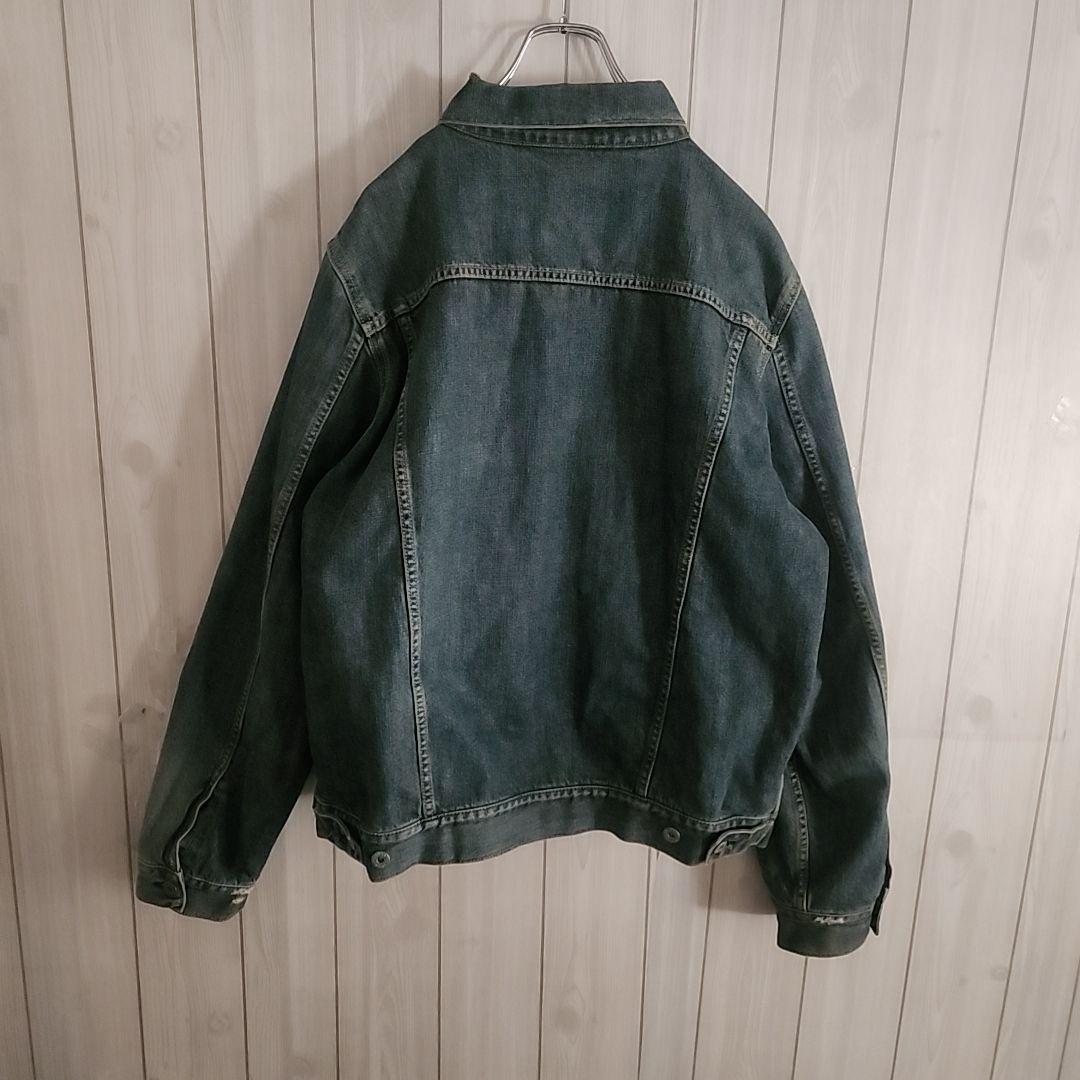 【人気トレンド】オールドステューシー 裏地チェック デニムジャケット