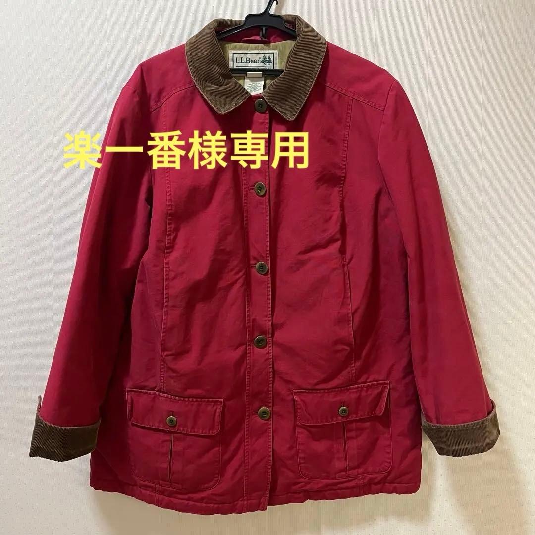 L.L.Bean ハンティングジャケット L 赤系