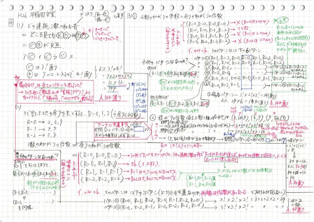 今だけ割引 塾講師オリジナル数学解説 早稲田実業 高校入試 過去問2013-23