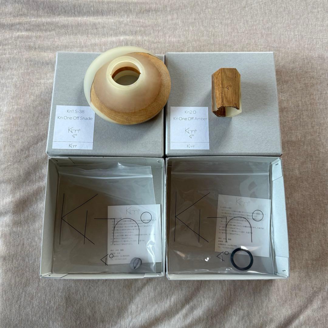 新品 KI-no ゴールゼロ ワンオフ シェード + アンバー クリア セット