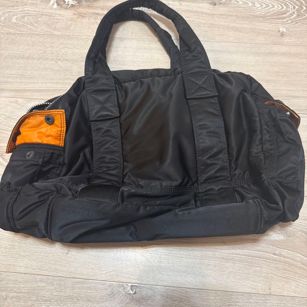 ポーターブラック ボストンバッグ