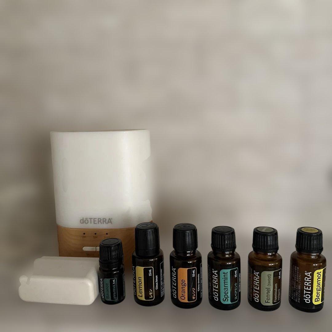 doTERRA エッセンシャルオイル　ディフューザー　セット