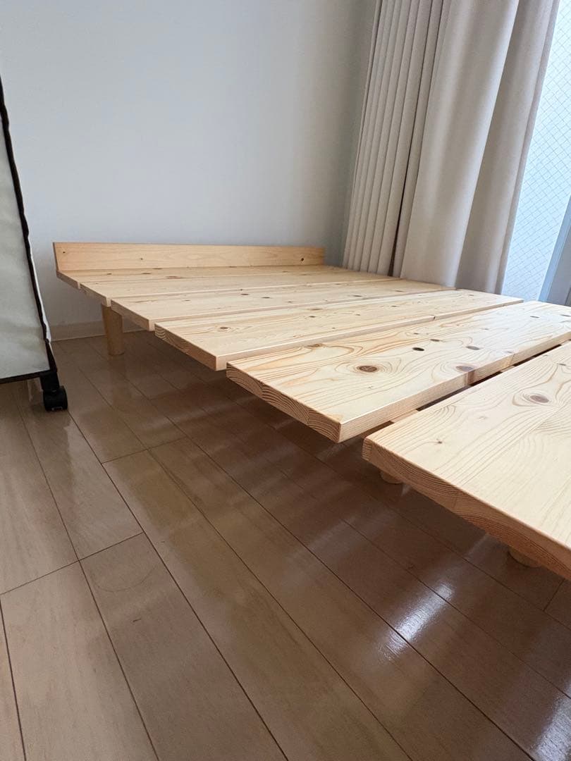 北欧デザイン すのこベッド Noora ノーラ フレーム シングル パイン材