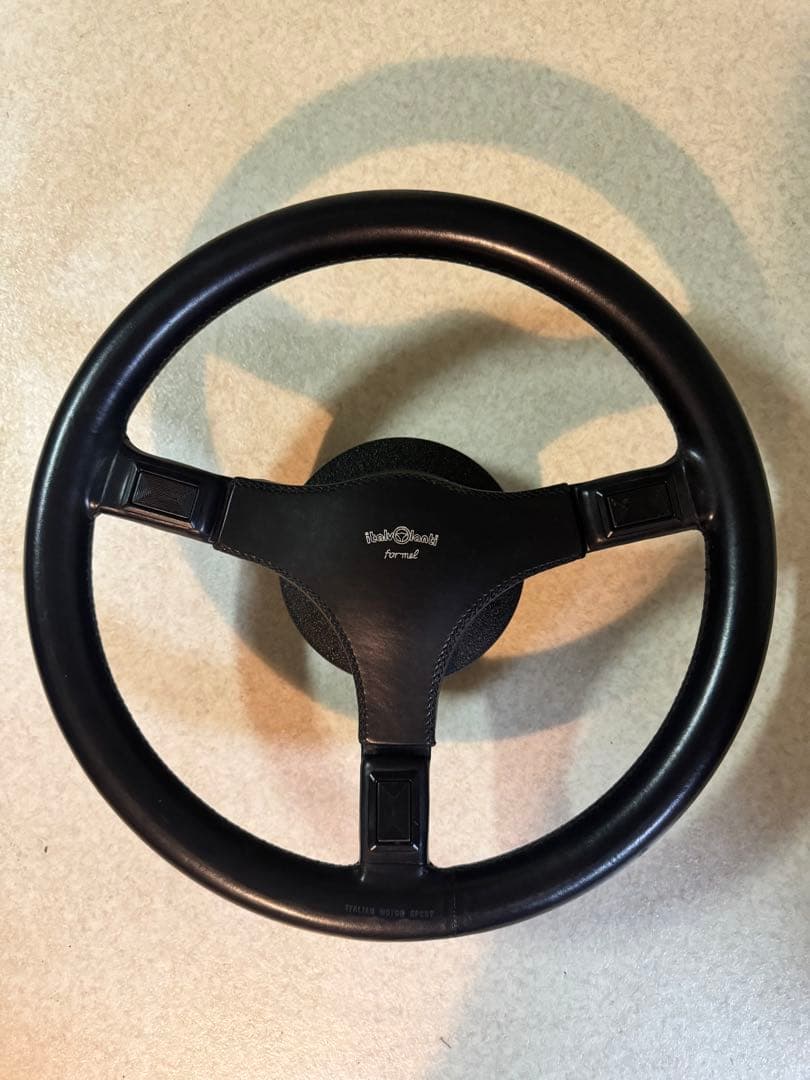【希少】italvolanti フォーメル　ステアリングホイール ブラック