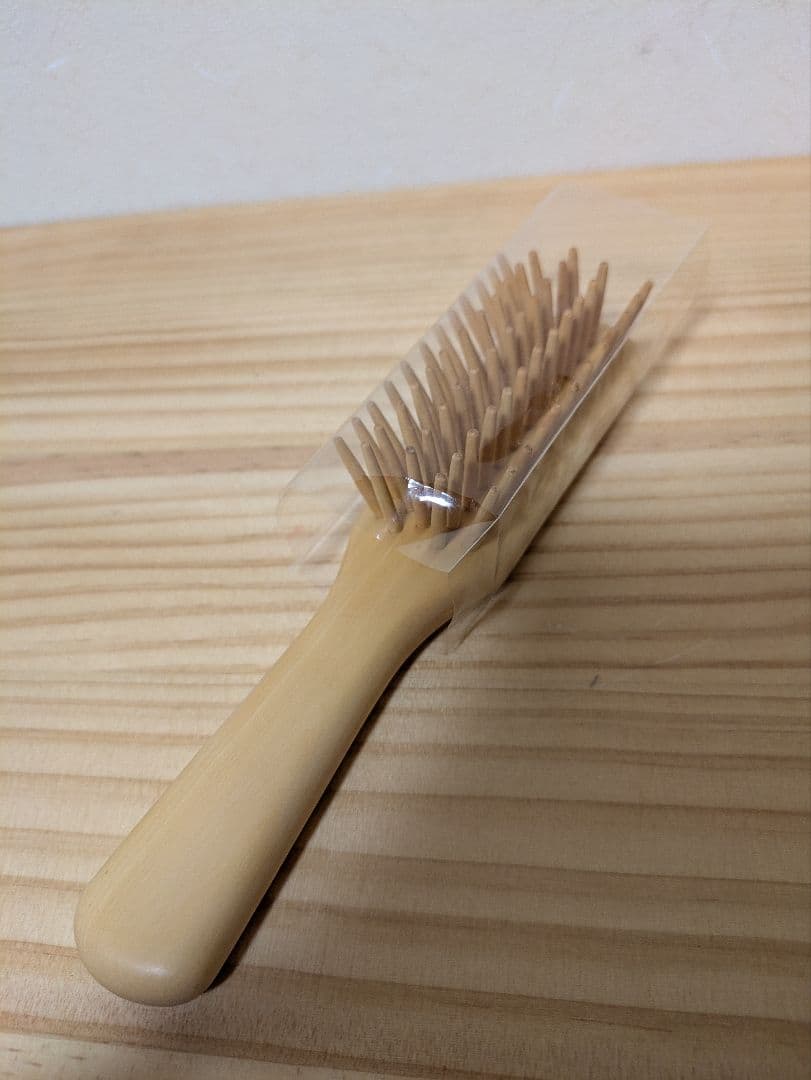 むぎたろう　新品未使用 別府つげ工芸 つげブラシ 5列 少 角