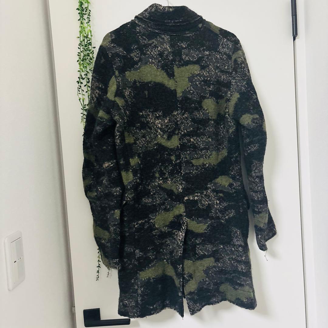 【極美品】メンズ ディーゼル アウター ロング 迷彩 秋冬 ジャケット コート