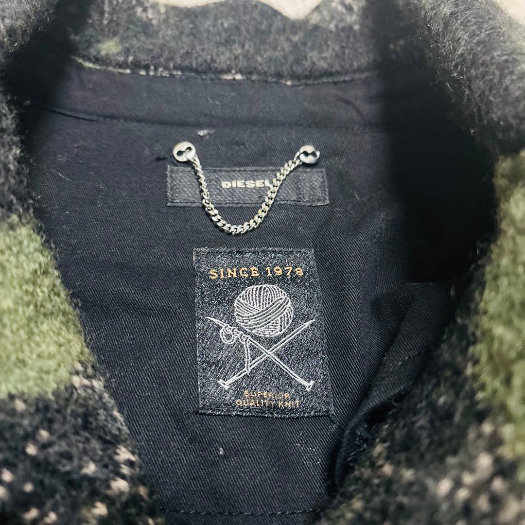 【極美品】メンズ ディーゼル アウター ロング 迷彩 秋冬 ジャケット コート