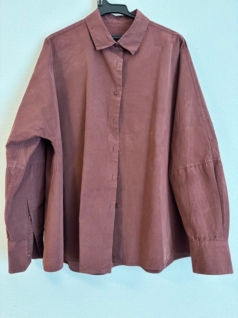 Sale CASEY CASEY バーガンディ 長袖シャツ XS